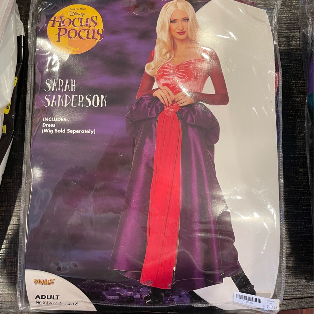 Hocus Pocus Sarah Sanderson size XL 14-16